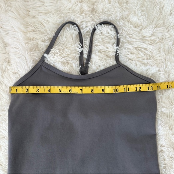 Lululemon Women’s Power Y Gray Tank Top Size: 4 LIKE NEW - Picture 8 of 10